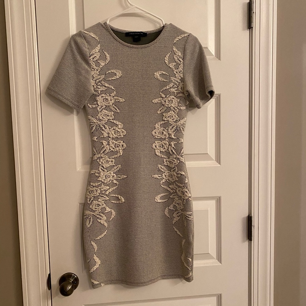 White embroidered French Connection  Size 4